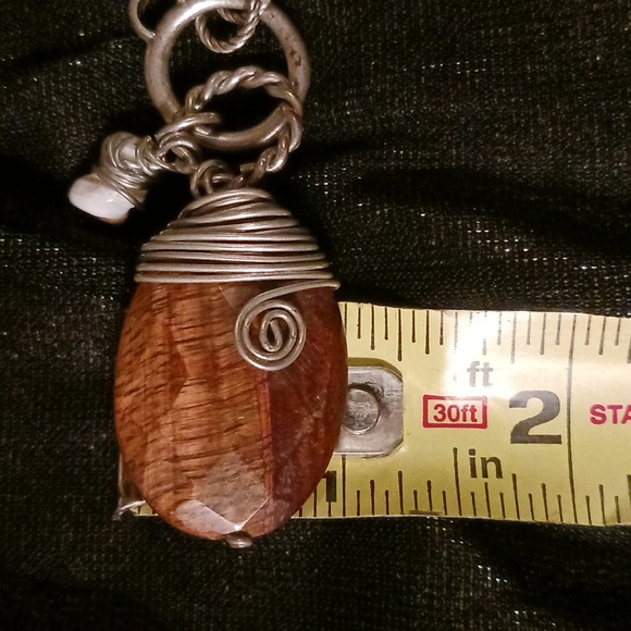 Tiger Eye toggle chain necklace - Picture 9 of 9